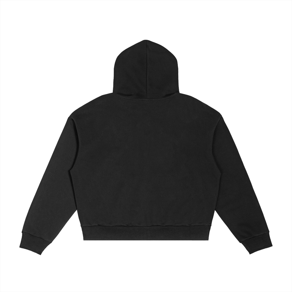 Lizzie Plaid Boxy Zip Hoodie