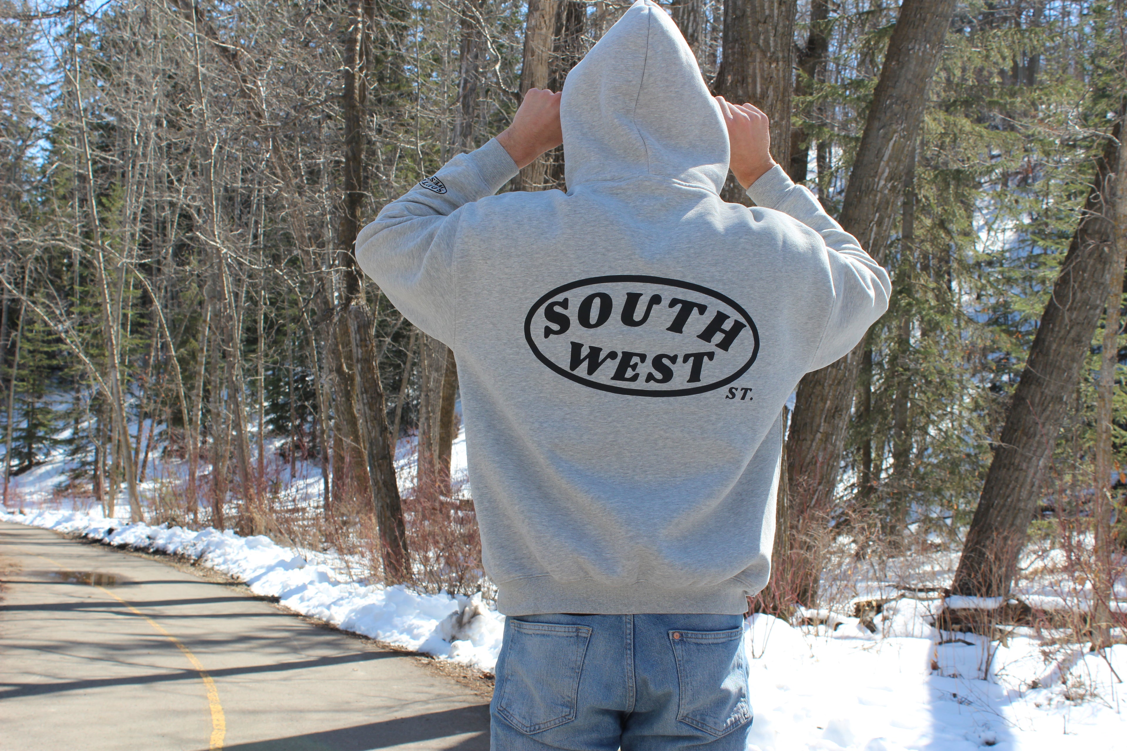 Southwest St. Oversize Fleeced Hoodie