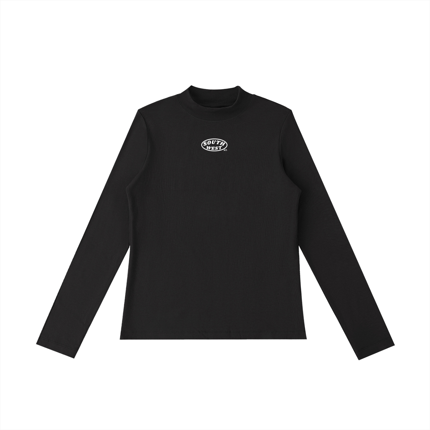Southwest St. Mock Neck Long Sleeve T-Shirt