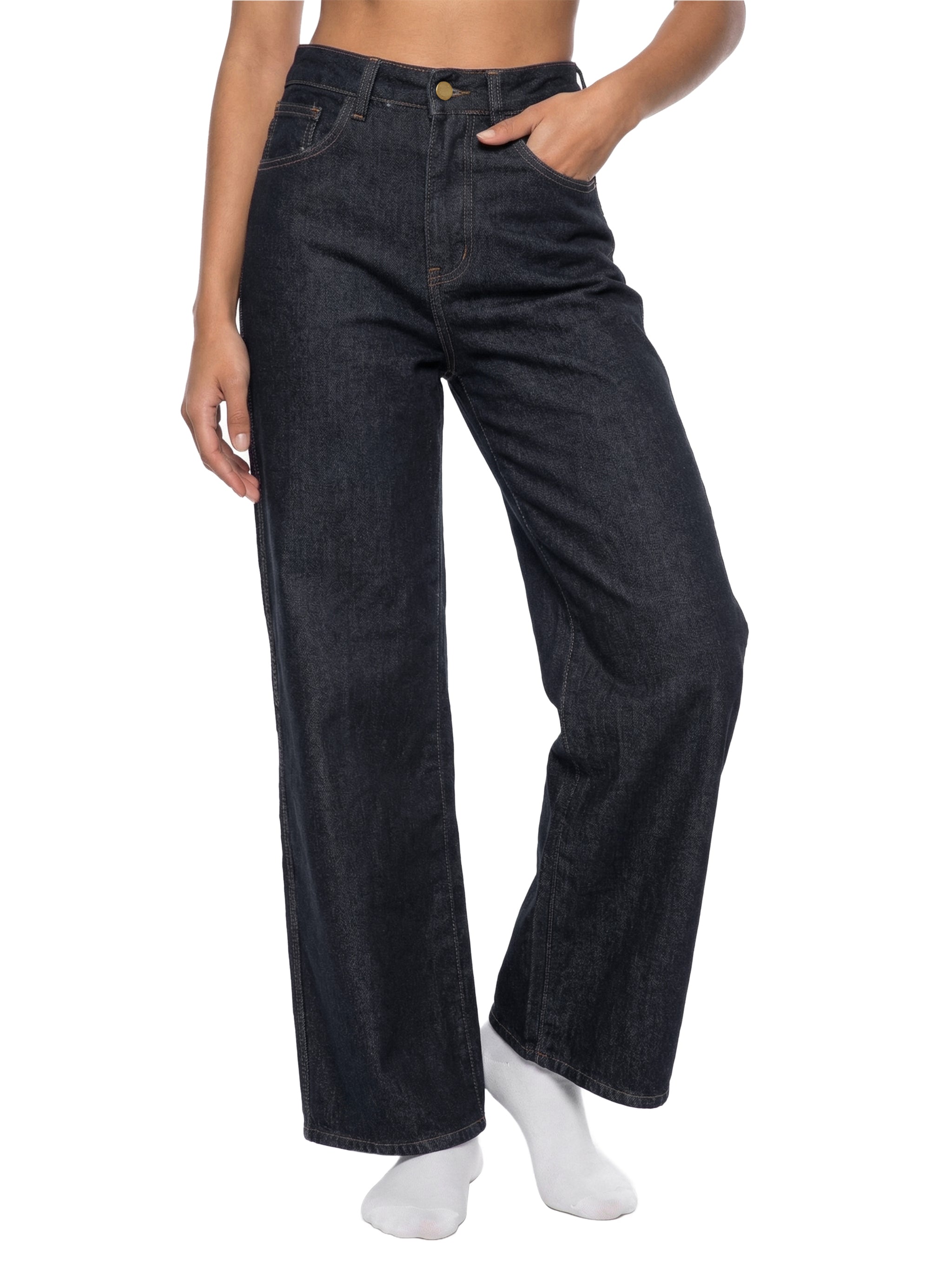 Lizzie Straight-Leg Denim Jeans